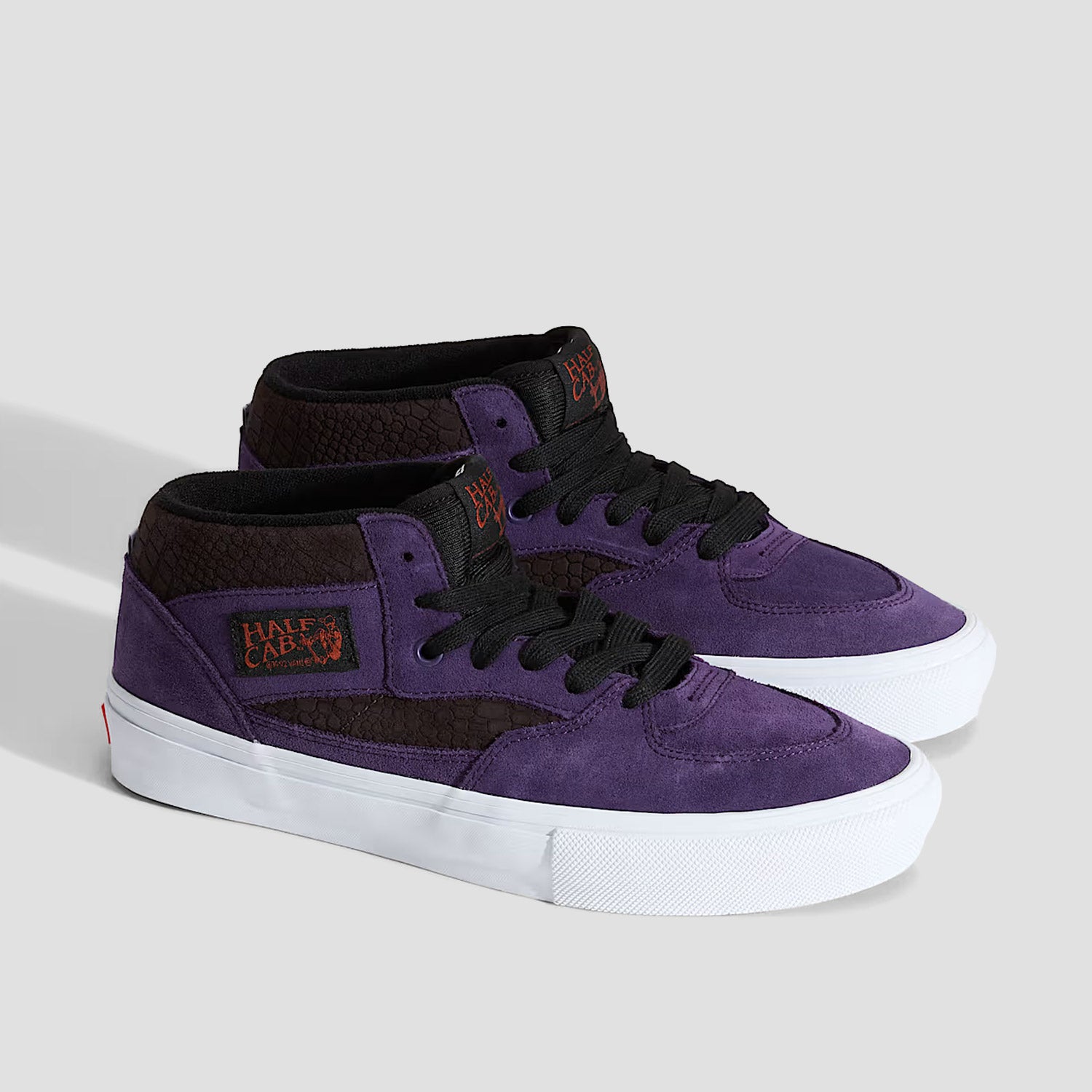 Vans Skate Half Cab Skate Shoes Croc / Dark Purple – Slam City Skates
