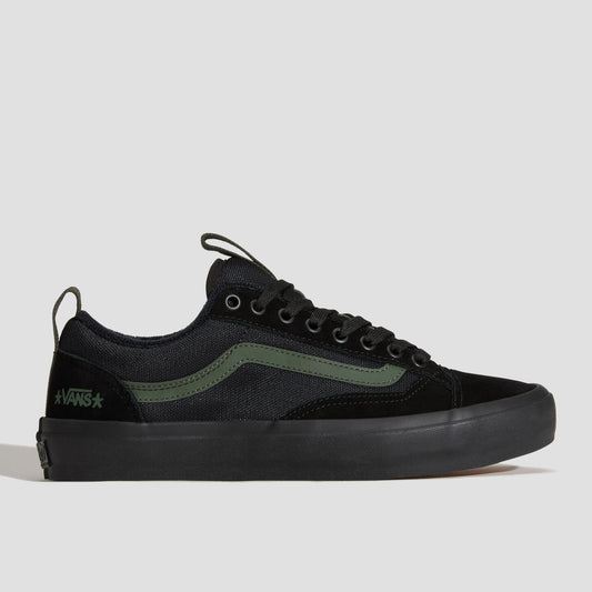 Vans Skate Old Skool 36+ Skate Shoes Atiba Black / Dark Green