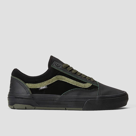 Vans Skate Old Skool Wafflecup Skate Shoes Willow Green / Black