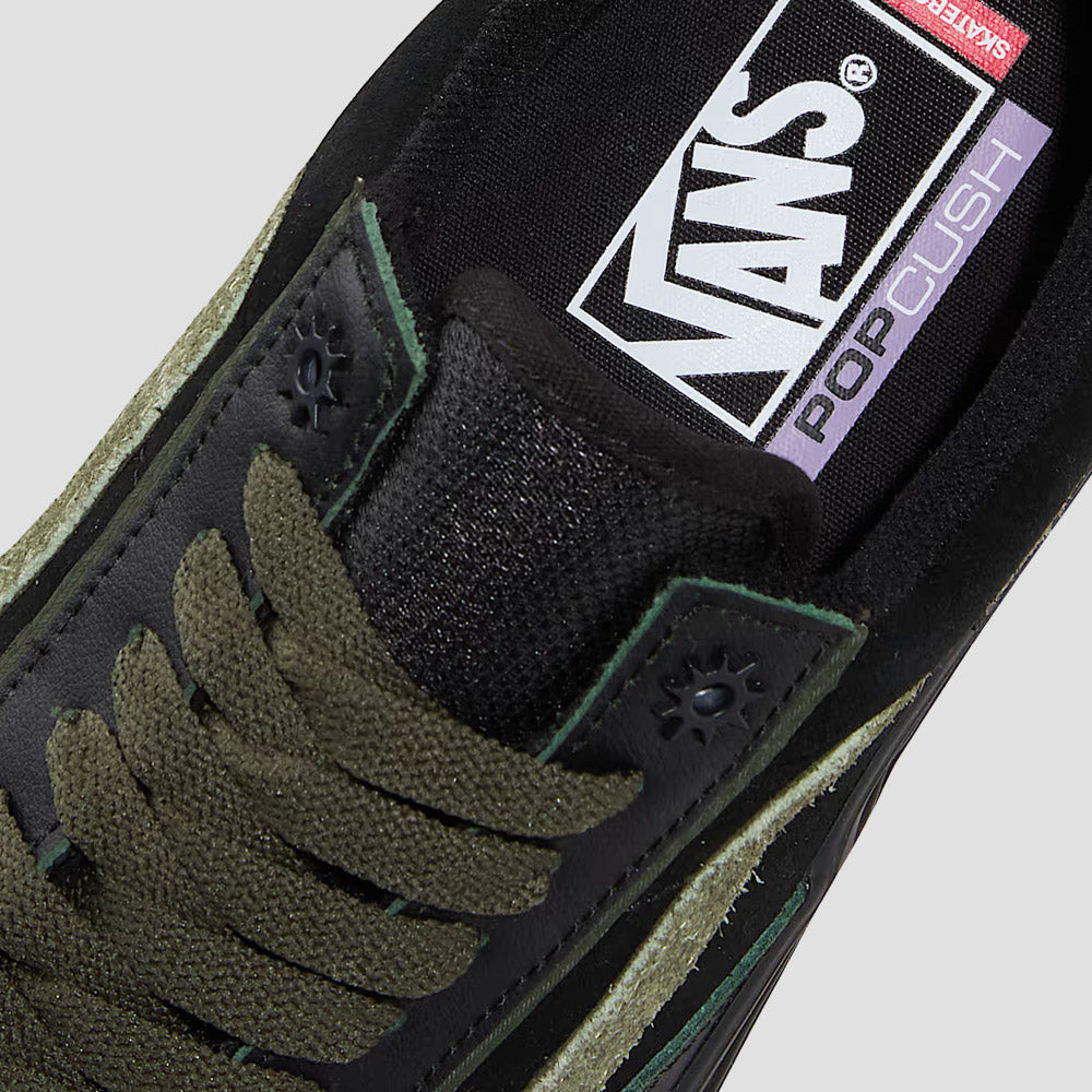 Vans Skate Old Skool Wafflecup Skate Shoes Willow Green / Black