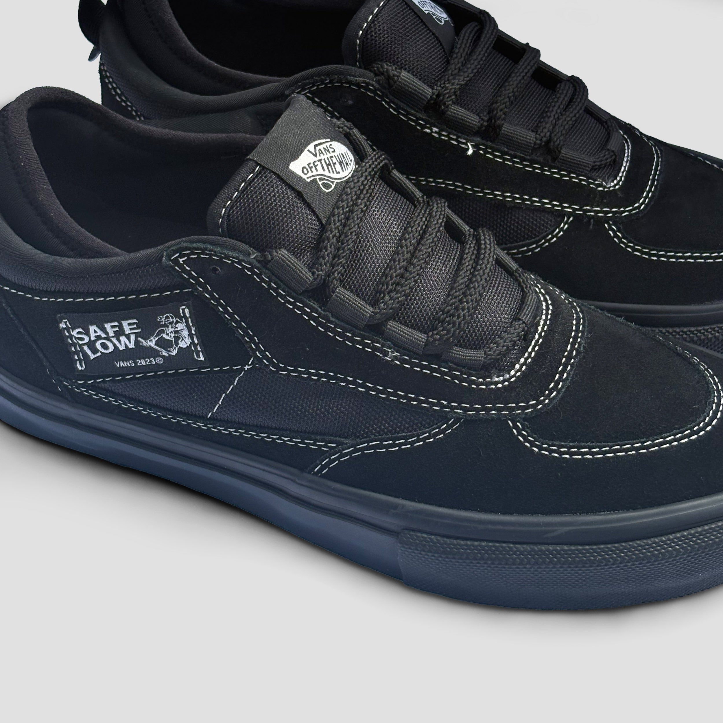 Vans Skate Safe Low Skate Shoes Black / Black – Slam City Skates
