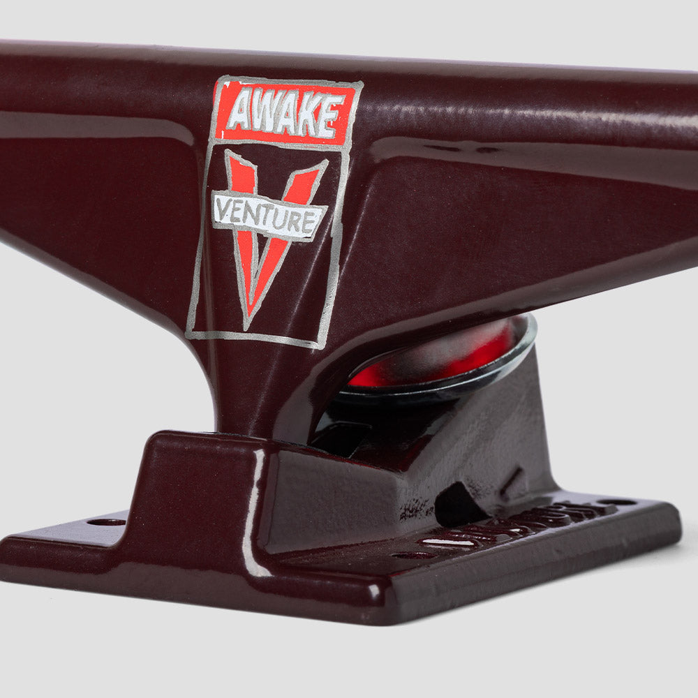 Venture 5.6 Team Scribble Awake Skateboard Trucks Maroon