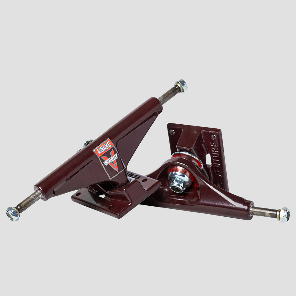 Venture 5.6 Team Scribble Awake Skateboard Trucks Maroon