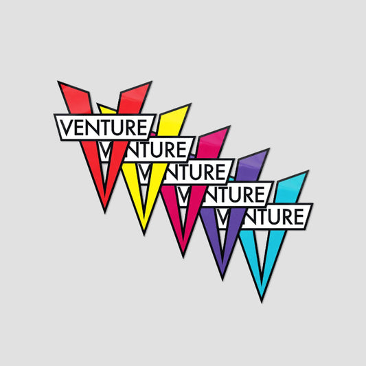 Venture V Diecut Sticker Small