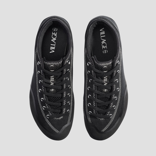 Village PM 1.30PM Canvas Skate Shoes Black / Natural Black