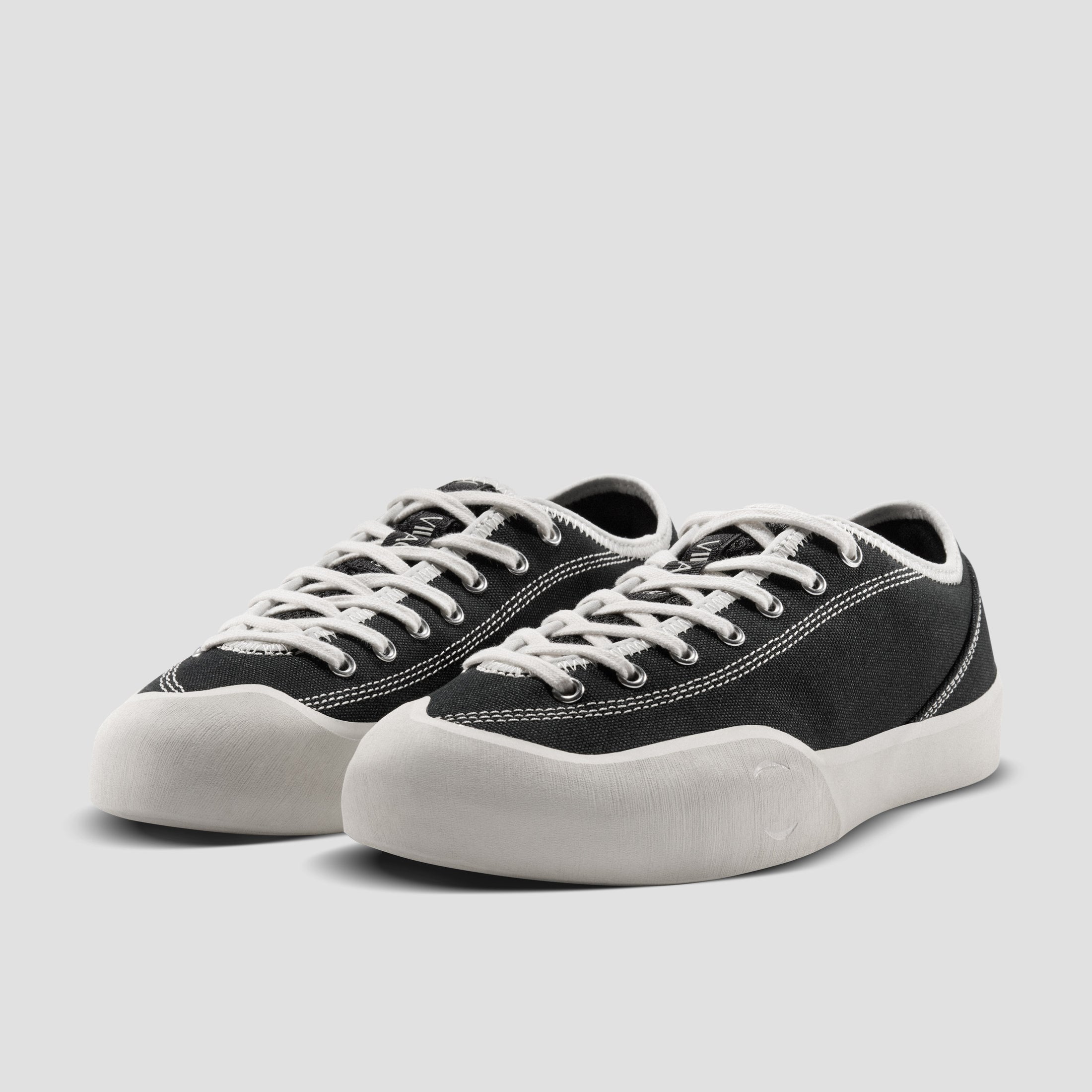 Village PM 1.30PM Canvas Skate Shoes Black / Whisper White