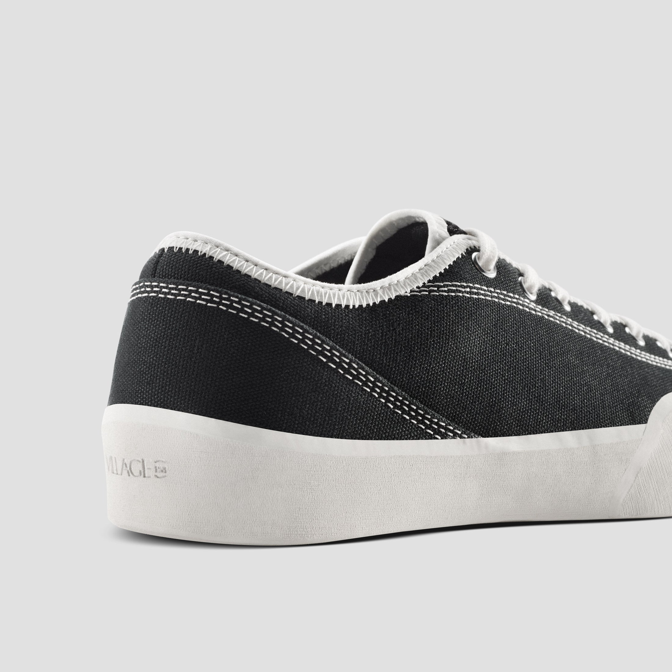Village PM 1.30PM Canvas Skate Shoes Black / Whisper White