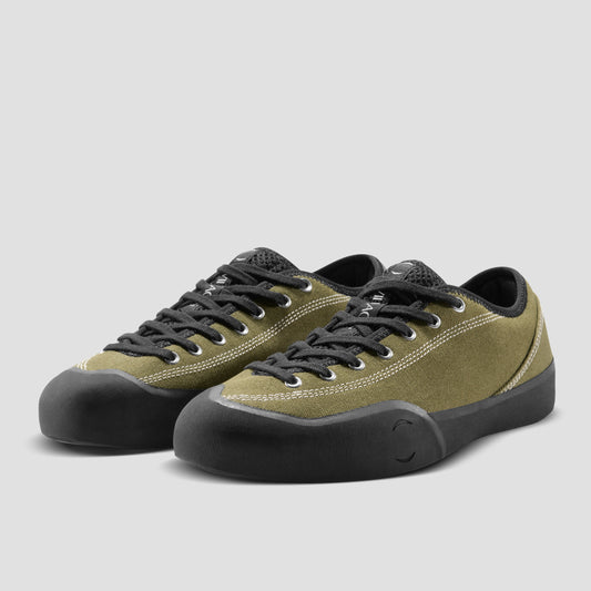 Village PM 1.30PM Canvas Skate Shoes Olive / Natural Black