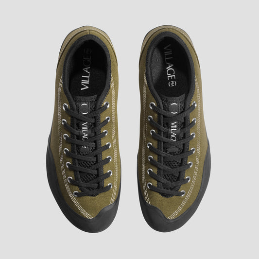 Village PM 1.30PM Canvas Skate Shoes Olive / Natural Black