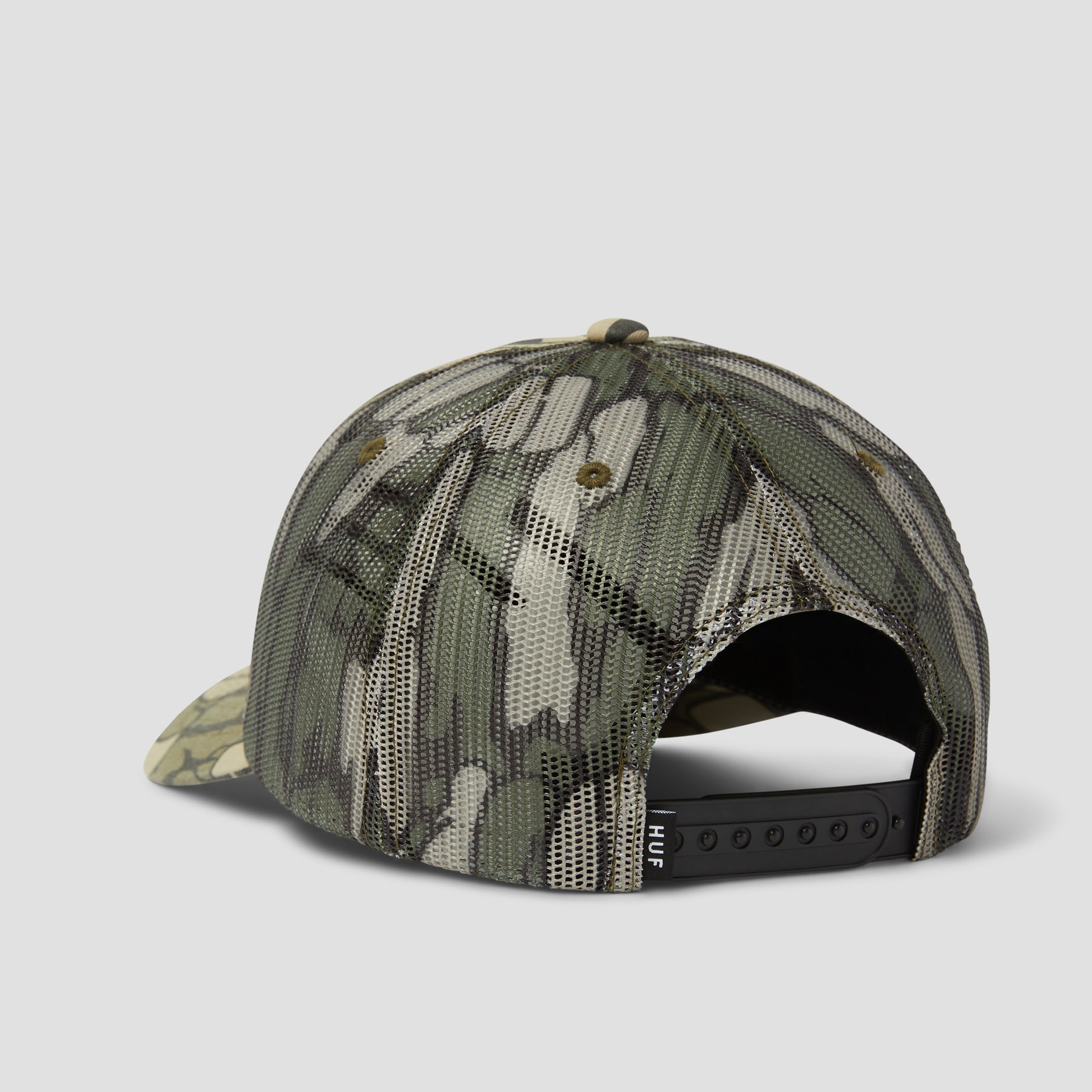 HUF Warped Camo Trucker Hat Muted Camo