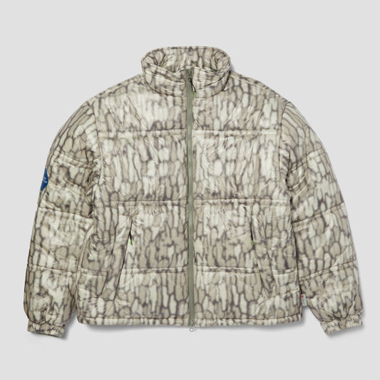HUF 89 Tyvek Puffer Jacket Warped Camo
