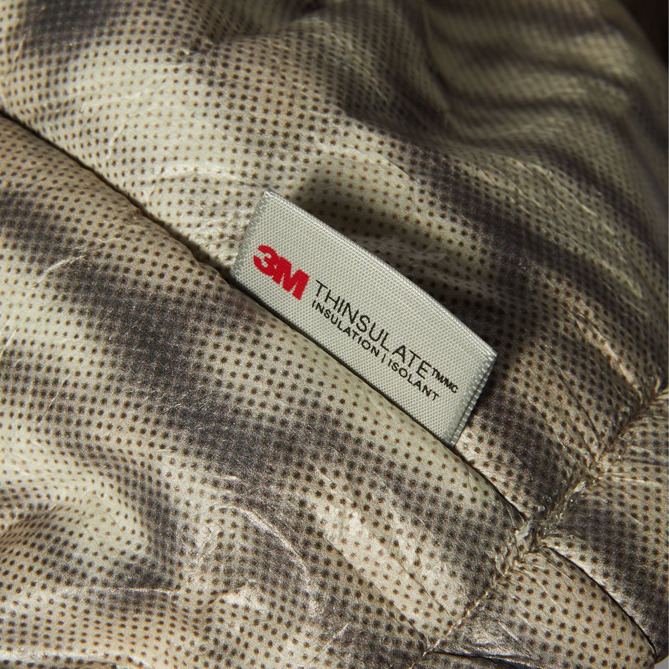HUF 89 Tyvek Puffer Jacket Warped Camo