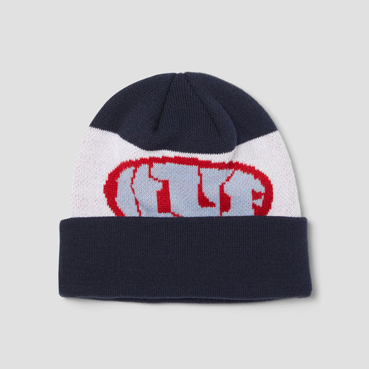 HUF Warped Cuff Beanie Navy