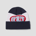 Load image into Gallery viewer, HUF Warped Cuff Beanie Navy
