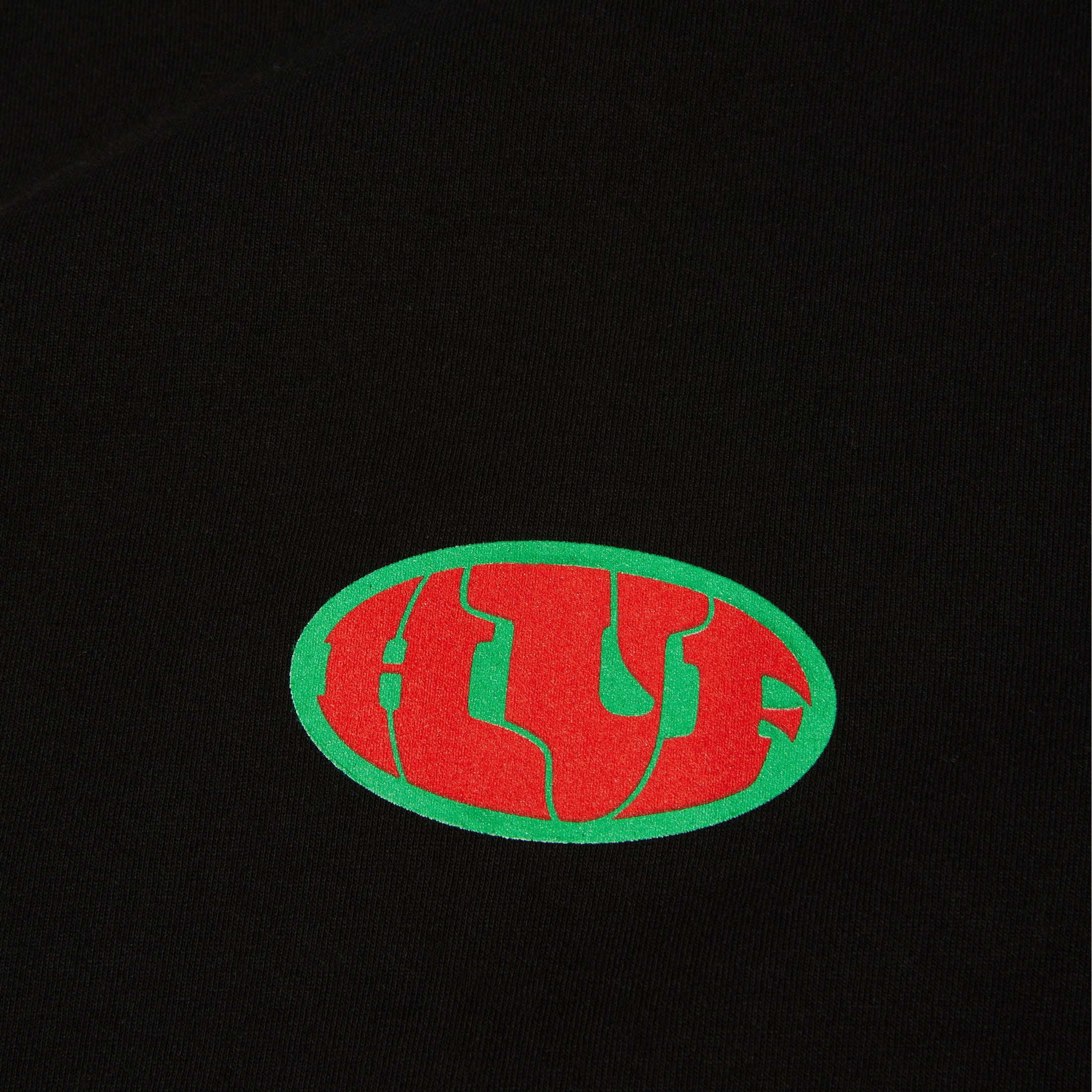 HUF Warped T-Shirt Black