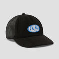 Load image into Gallery viewer, HUF Warped Trucker Hat Black
