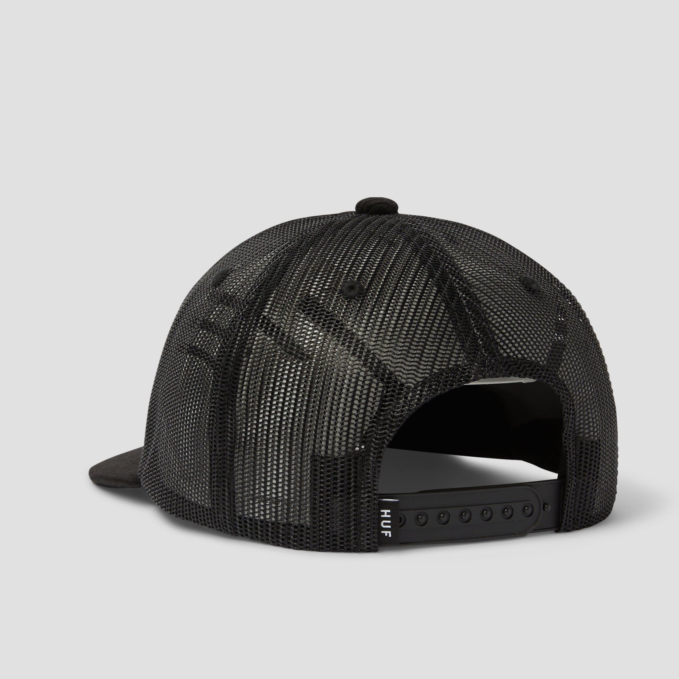 HUF Warped Trucker Hat Black