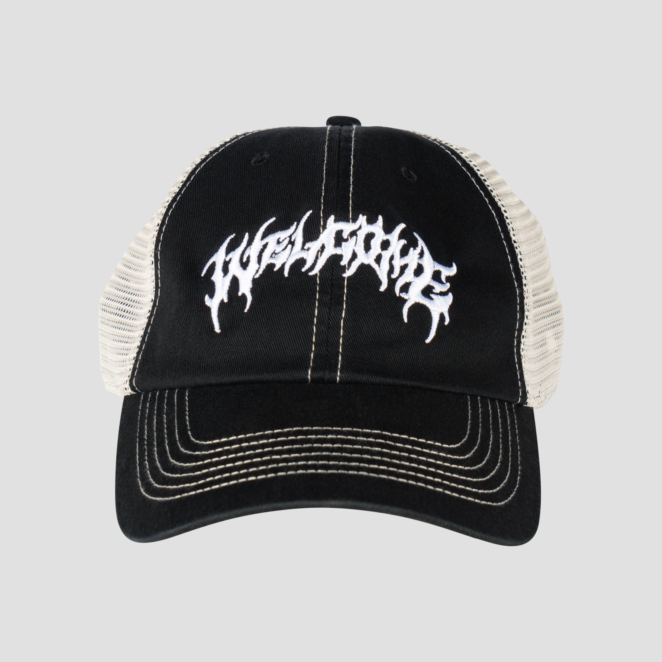Welcome Barb Hat Black / White