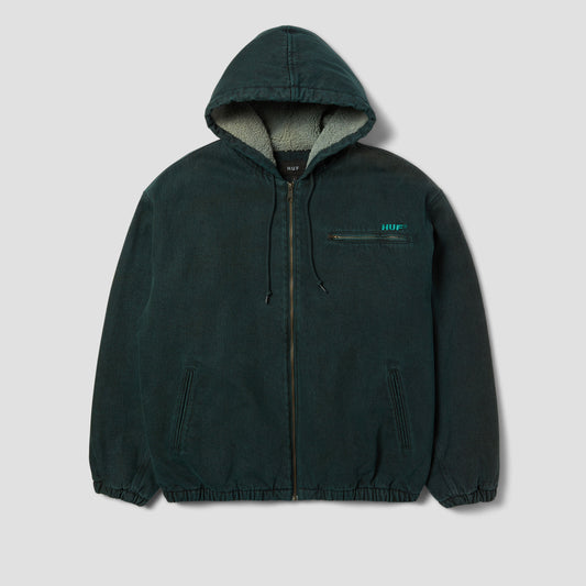 HUF What A Jungle Denim Work Jacket Evergreen