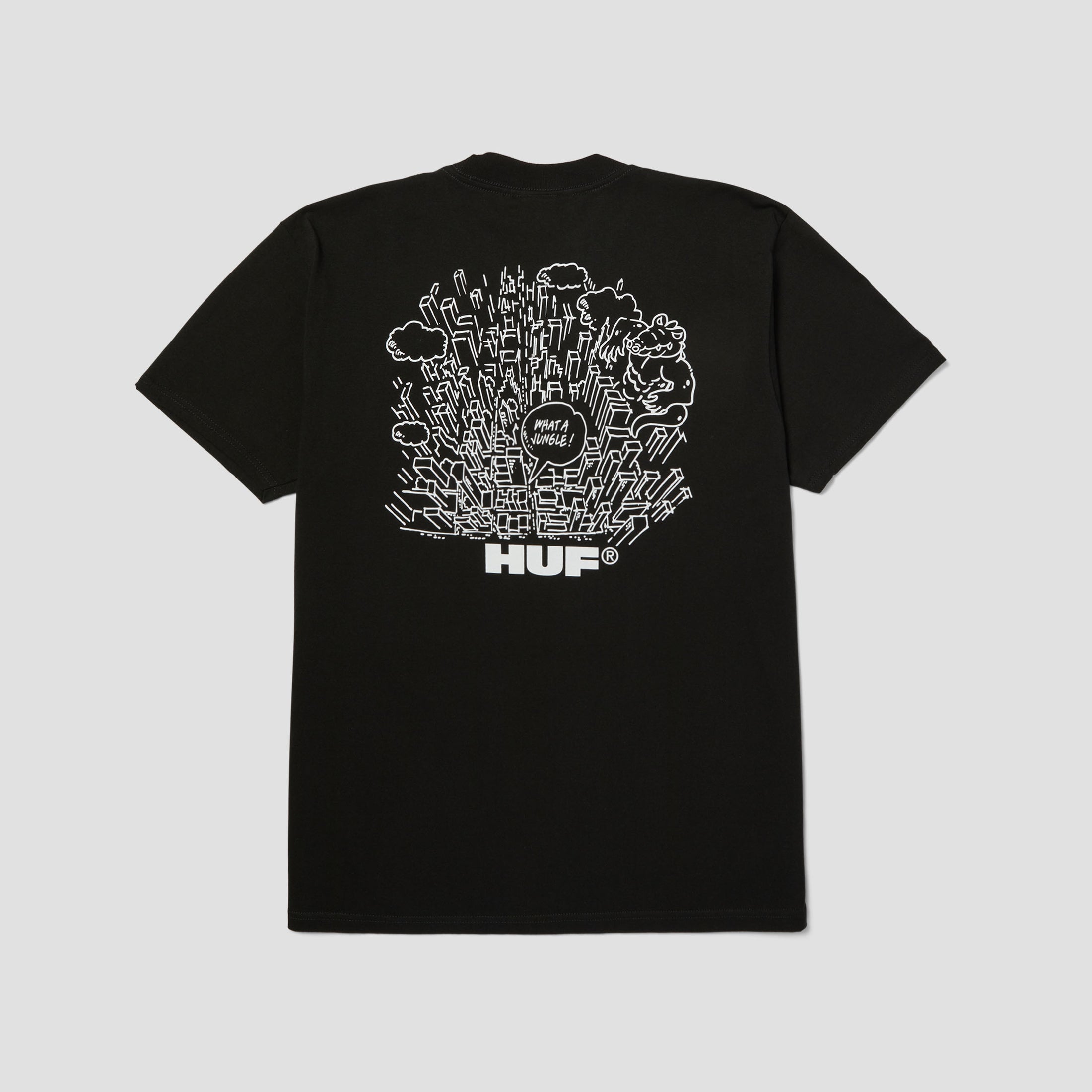 HUF What A Jungle T-Shirt Black