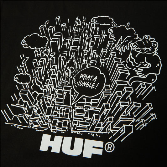 HUF What A Jungle T-Shirt Black