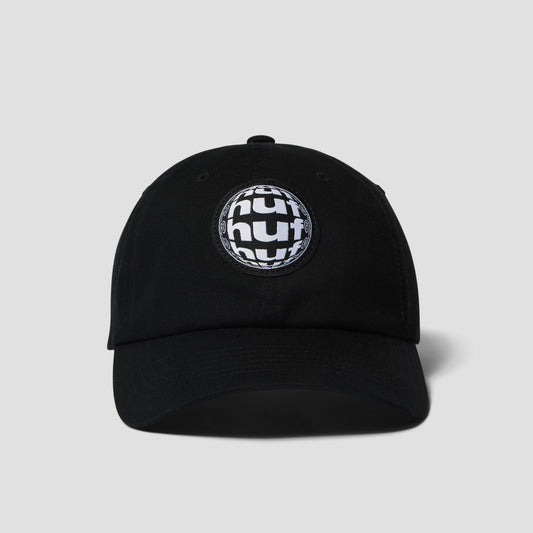 HUF Wide Angle 6 Panel CV Hat Black