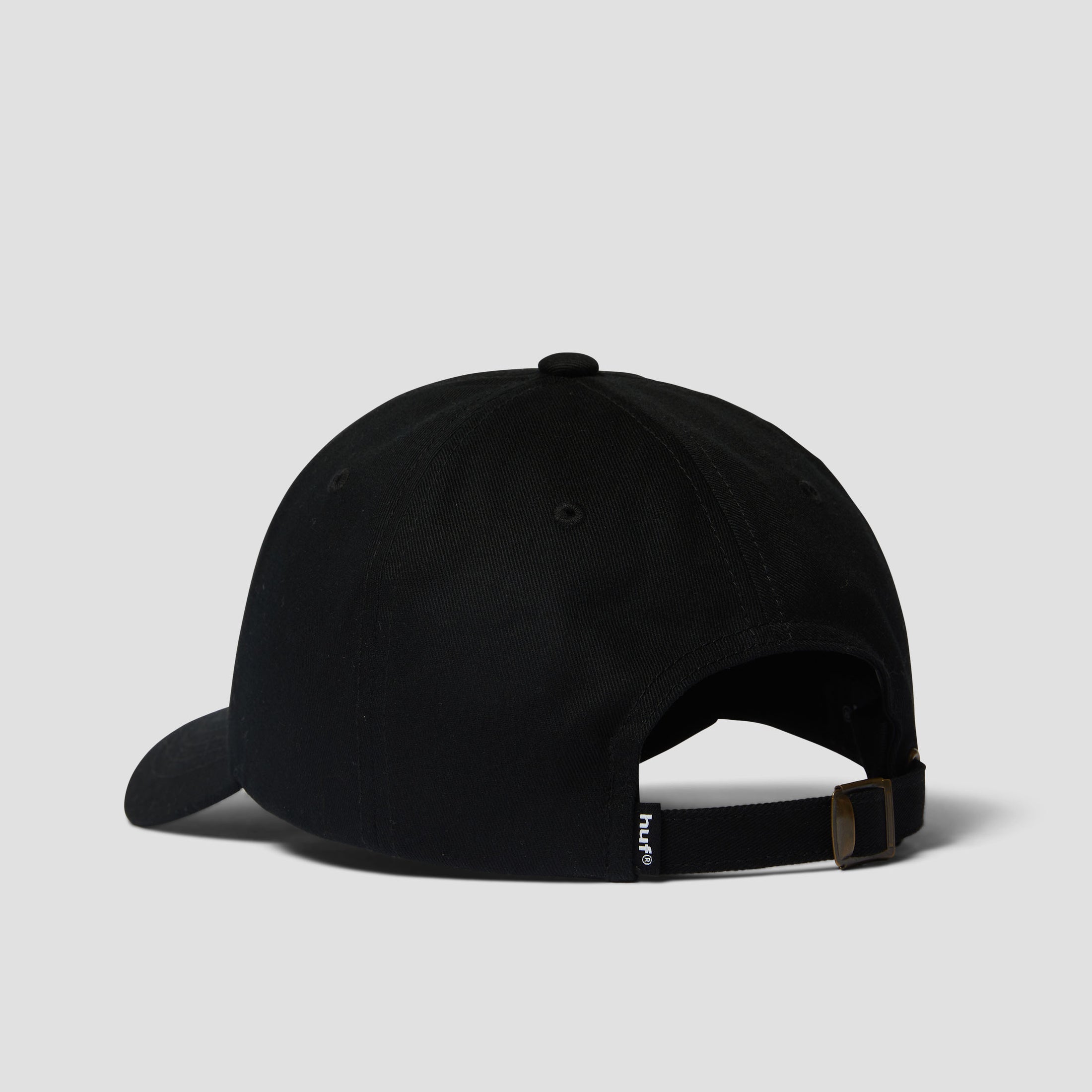 HUF Wide Angle 6 Panel CV Hat Black