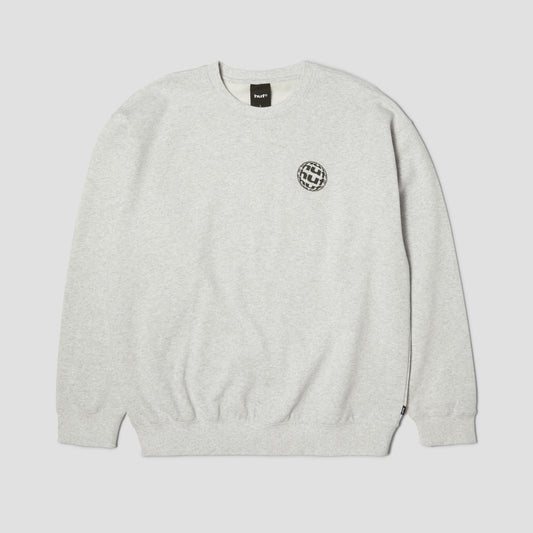 HUF Wide Angle Crew Heather Grey