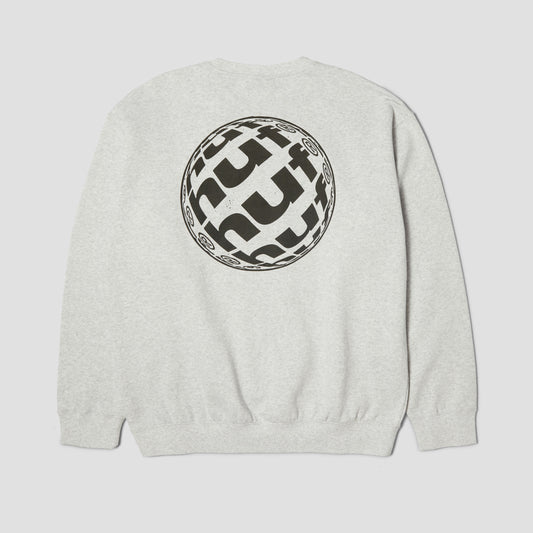 HUF Wide Angle Crew Heather Grey