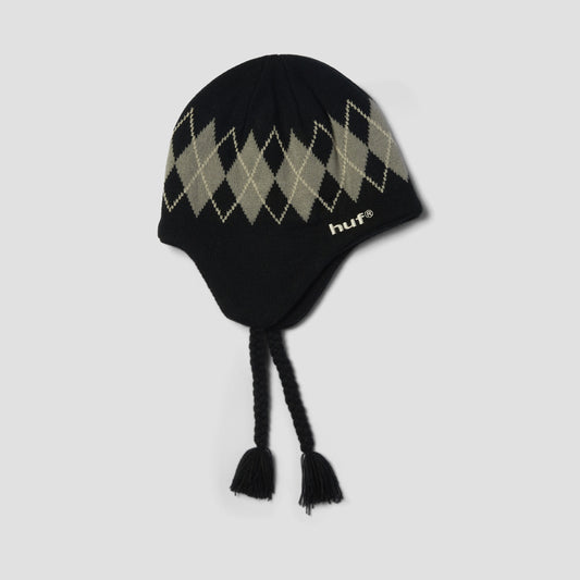 HUF Wilson Braided Beanie Black