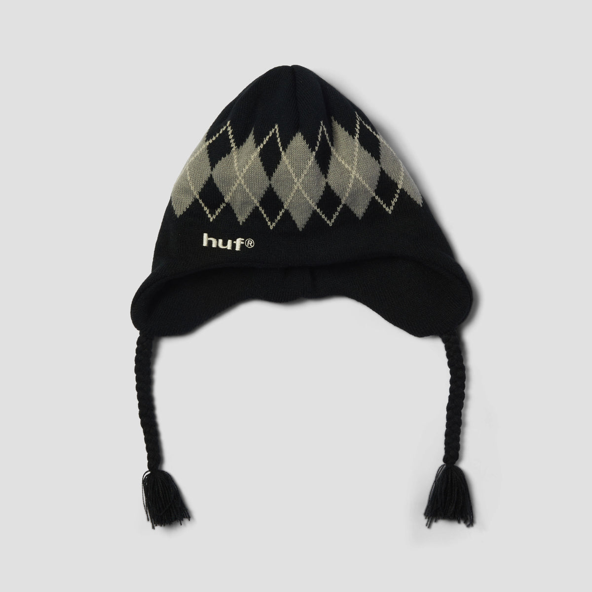 HUF Wilson Braided Beanie Black