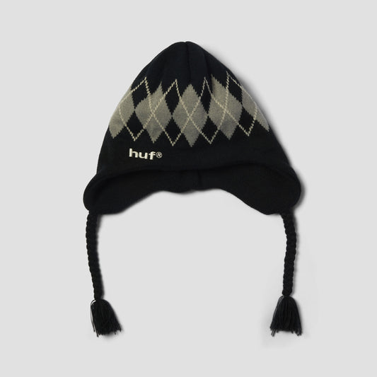 HUF Wilson Braided Beanie Black