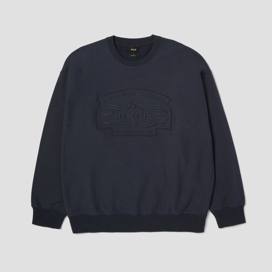 HUF Worldwide Clothiers Crew Navy