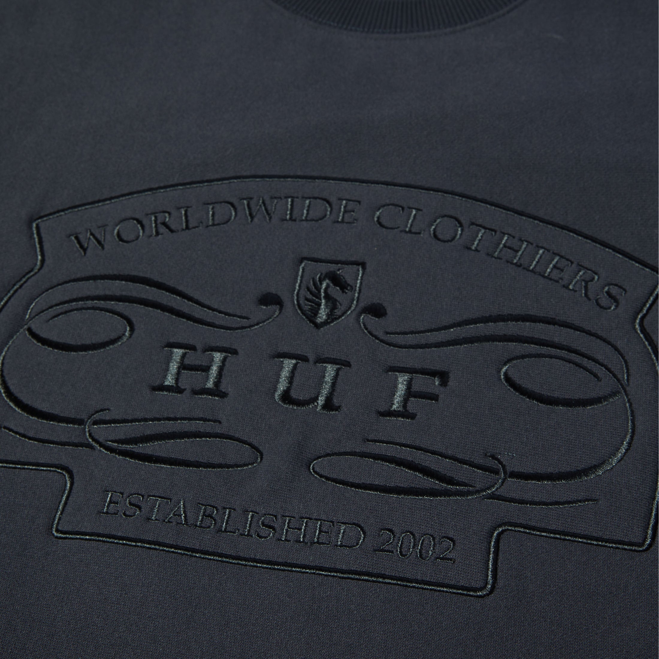 HUF Worldwide Clothiers Crew Navy