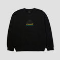 Load image into Gallery viewer, HUF Worldwide Network Crew Black
