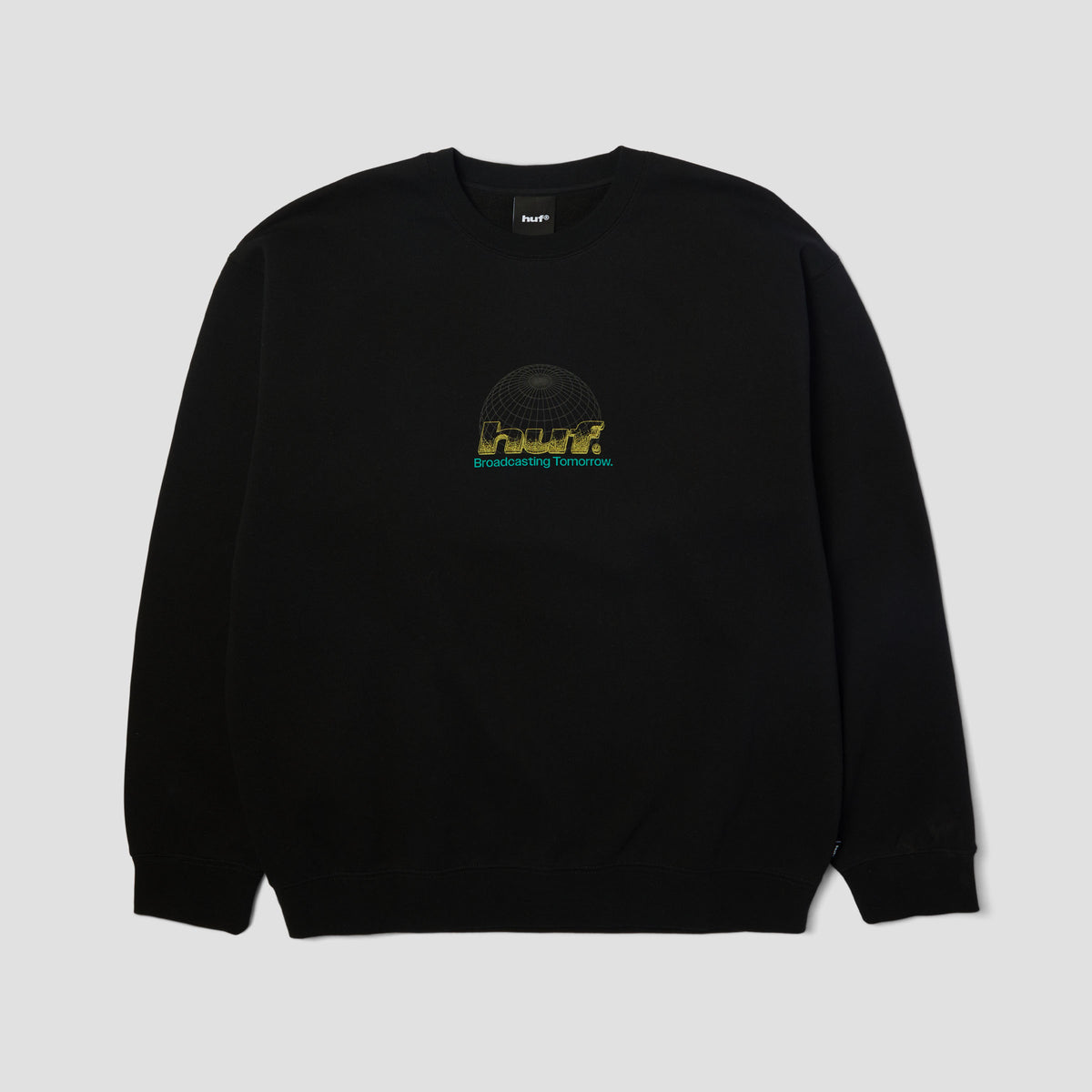 HUF Worldwide Network Crew Black