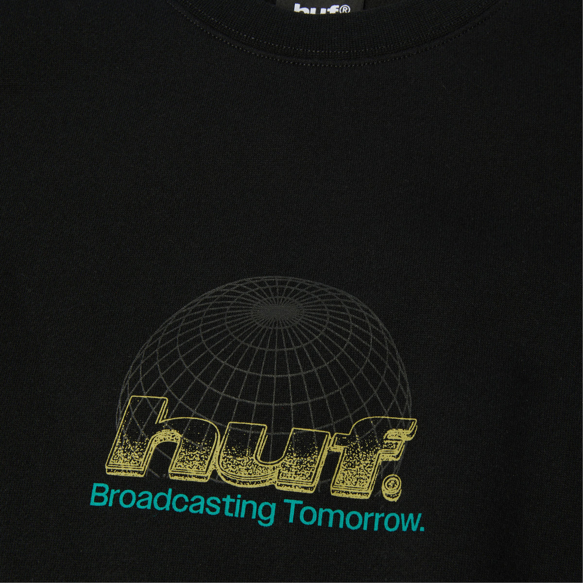 HUF Worldwide Network Crew Black