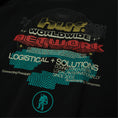 Load image into Gallery viewer, HUF Worldwide Network Crew Black
