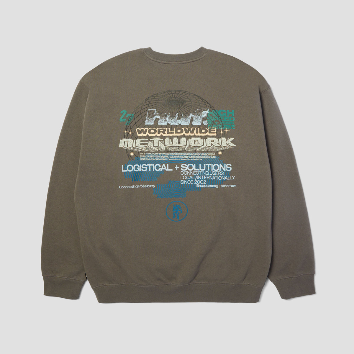 HUF Worldwide Network Crew Dark Earth