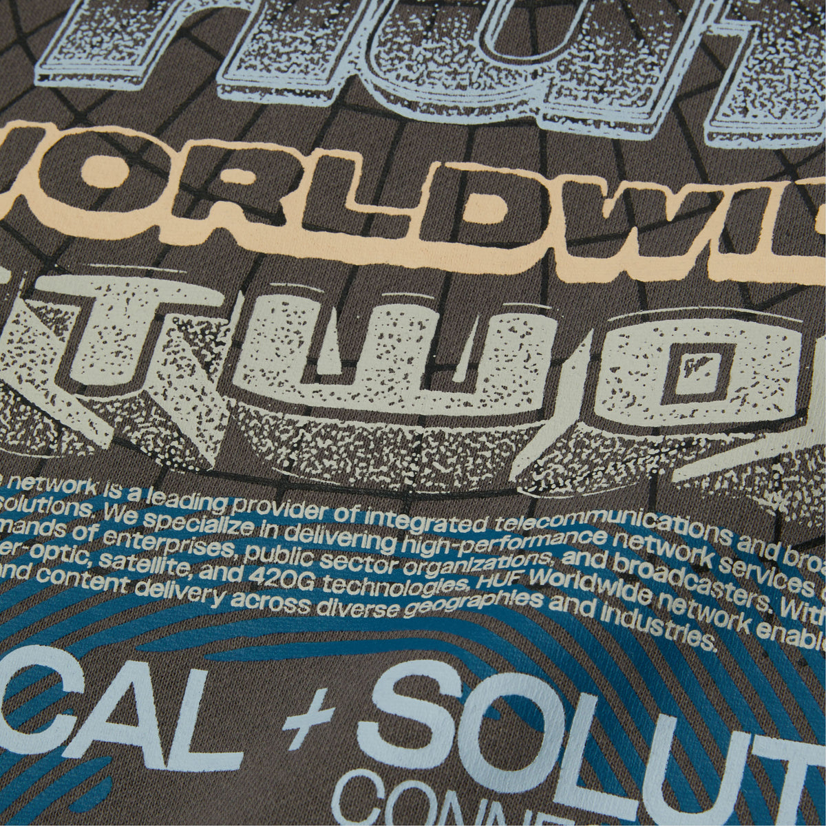HUF Worldwide Network Crew Dark Earth