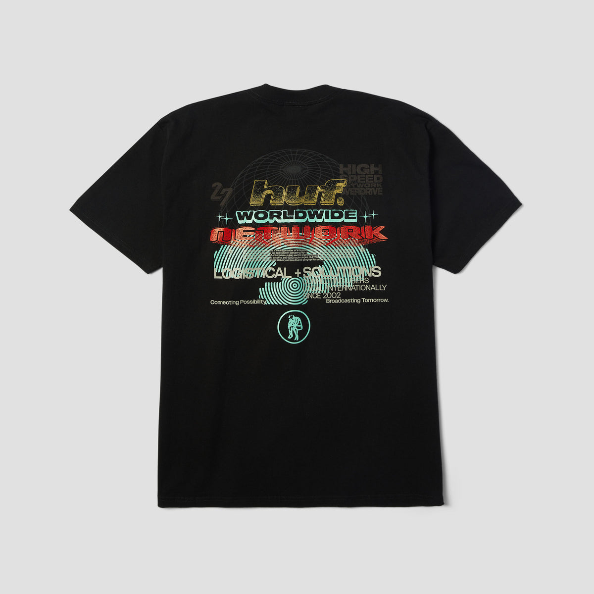 HUF Worldwide Network T-Shirt Black