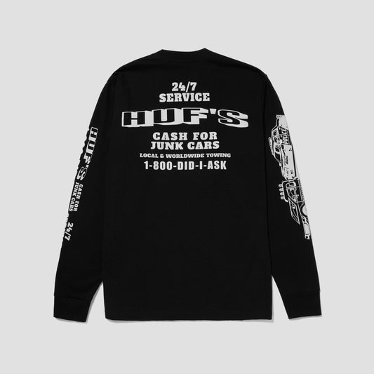 Huf Worldwide Towing Longsleeve T-Shirt Black