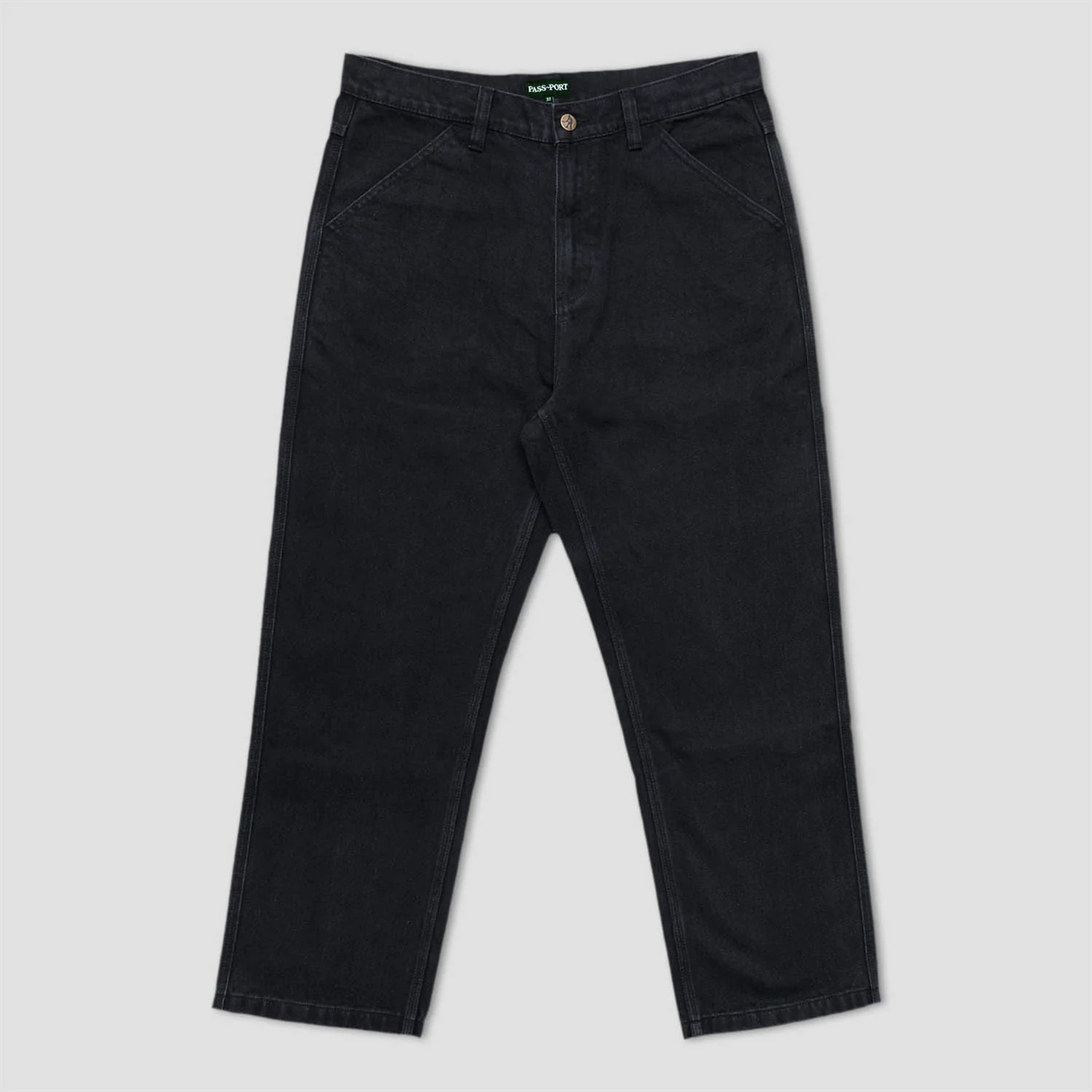 Passport Workers Club Jean Washed Black