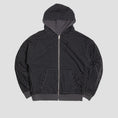 Load image into Gallery viewer, Wasted Paris Script Reversible Zip Hood Old Black / Tartan
