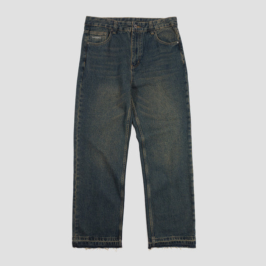 Wasted Paris Stitch Manc Pant Garage Blue