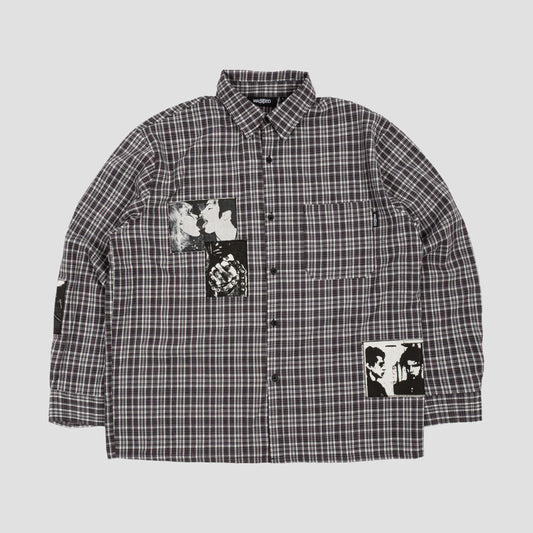 Wasted Paris Taunt Shirt Black Tartan