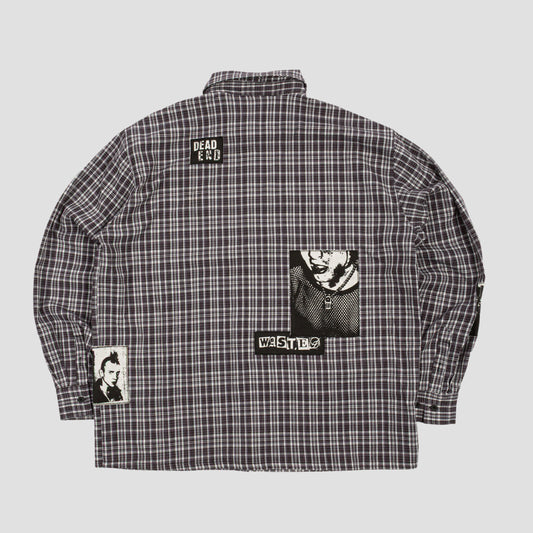 Wasted Paris Taunt Shirt Black Tartan