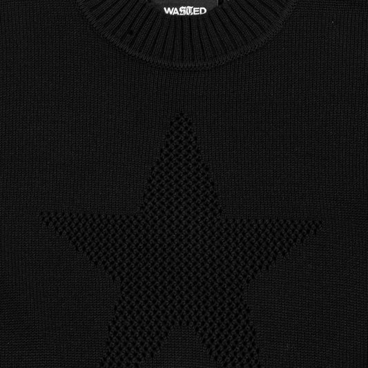 Wasted Paris Lodestar Sweater Black