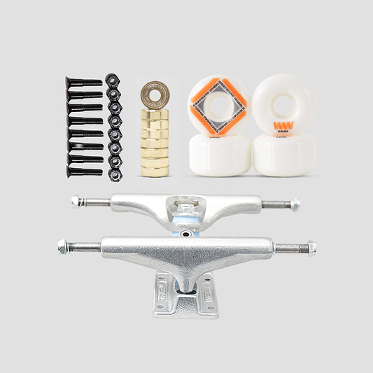 Wayward Wheel Company Silver 54mm Undercarriage Kit 5.5" (8.25"- 8.5")