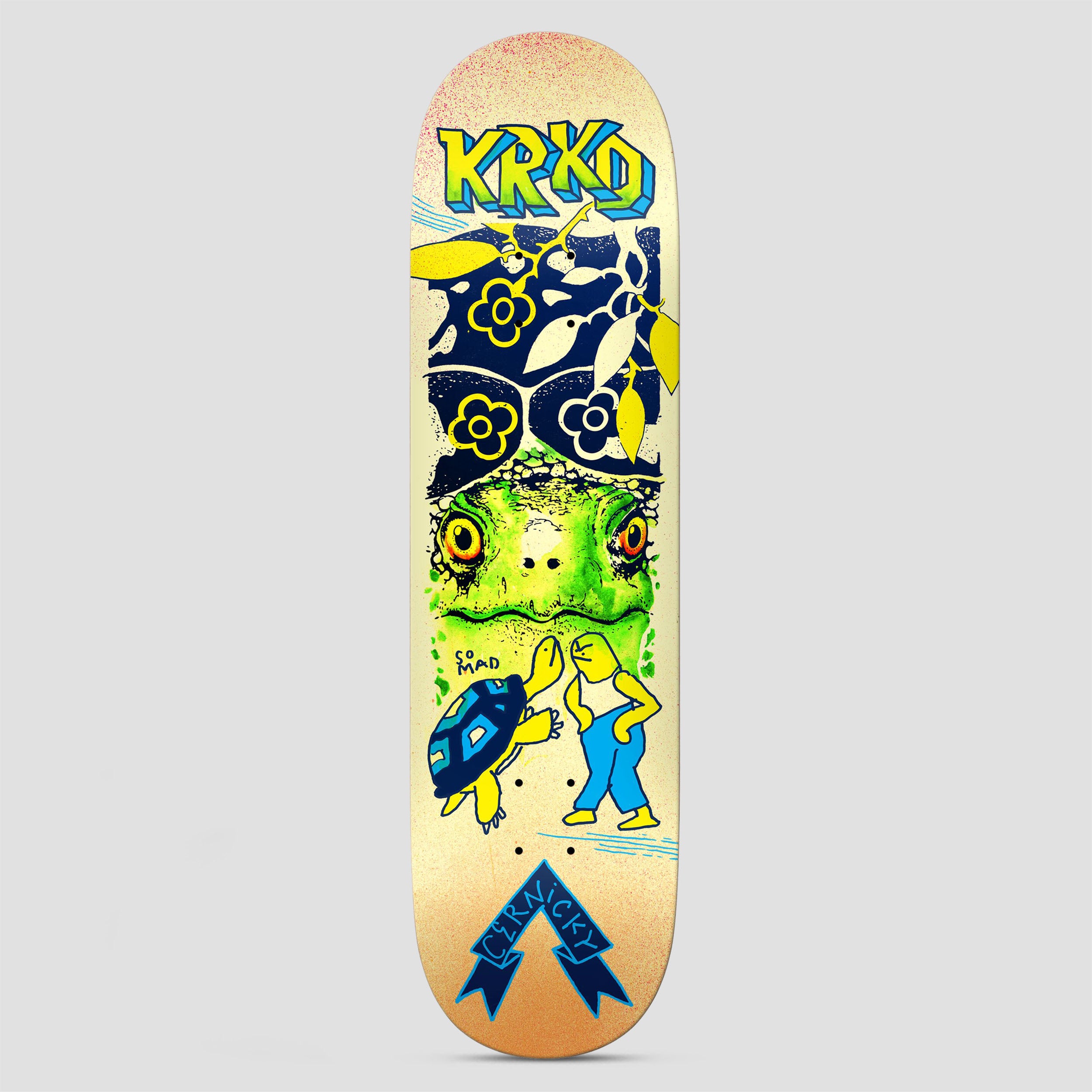Krooked 8.5 Cernicky Mad Turtle True Fit Skateboard Deck – Slam